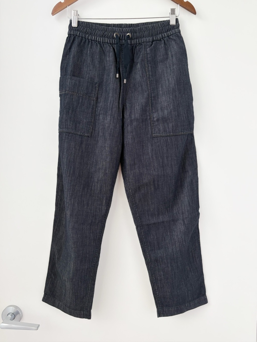 Brunello Cucinelli styled denim capris 0
